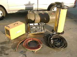 Portable xray radiography of welds